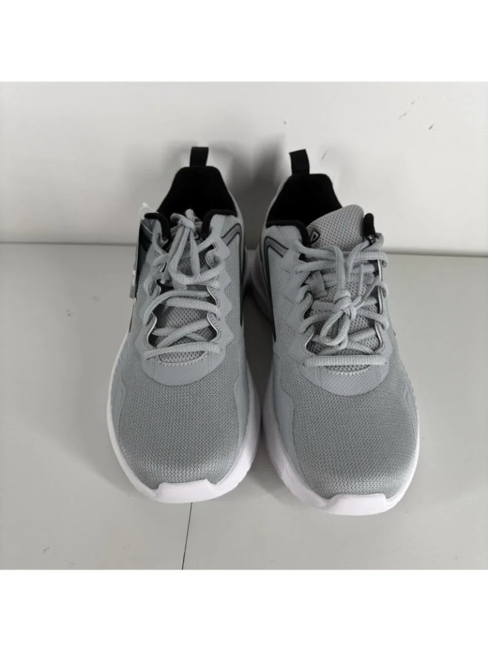 Fila Men Size 9 Grey Comfort Lace-Up Memory Primo-Forza Running Shoes NWB